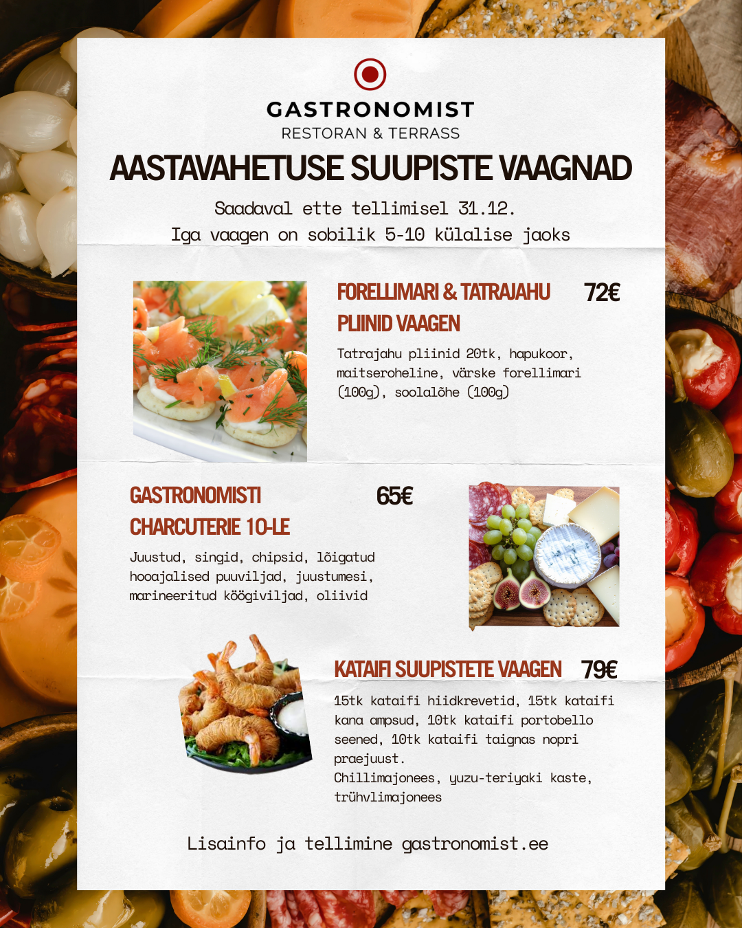 SUUPISTED AASTAVAHETUSEKS – Gastronomist
